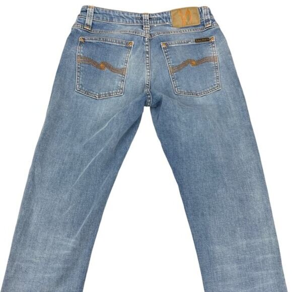 NUDIE JEANS Men's Skinny Lin Jeans Light Blue Power 29 X 34 - Picture 7 of 8